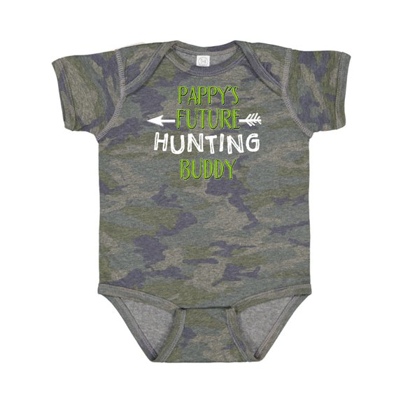 Inktastic Pappys Future Hunting Buddy Boys or Girls Baby Bodysuit