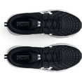 thumbnail image 3 of Under Armour Charged Assert 10 Men's Running Shoes Color: Black Black White Size: 8 4E, 3 of 5
