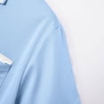 thumbnail image 5 of Guluxicc Men's Dress Shirts with Pocket Pullover Button Closure Short Sleeve Henley Tops for Business Casual Wear Spring Summer Casual Outfits, 5 of 8