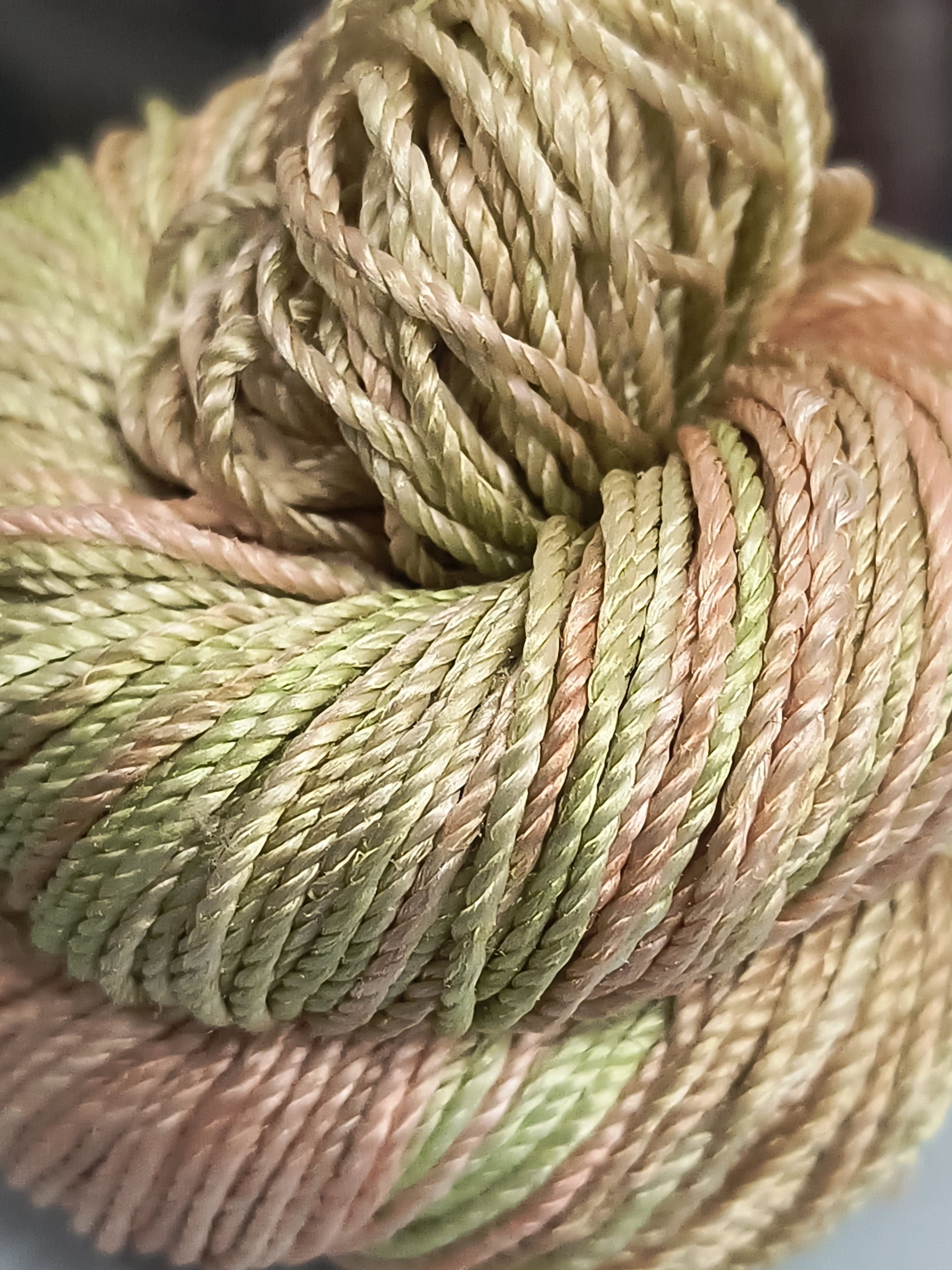 Knitsilk 3 Ply 100% Mulberry Silk Lace Weight Yarn, 50Gm-260Yards, Gold