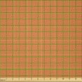 thumbnail image 2 of Ambesonne Abstract Fabric by the Yard Microfiber, Angled Lines Composition, 10 Yards, Vermilion Earth Yellow, 2 of 4