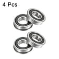 thumbnail image 5 of Unique Bargains F6004-2RS 20x42x12mm Double Scellé Roulements à Billes à Bride en Acier Chromé 4 Pack, 5 of 5