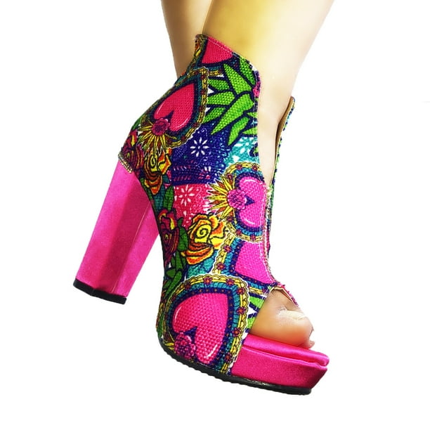 Zapatilla Para Dama Media Plataforma Boca De Pescado Nyxmart NYXMART Zapatilla