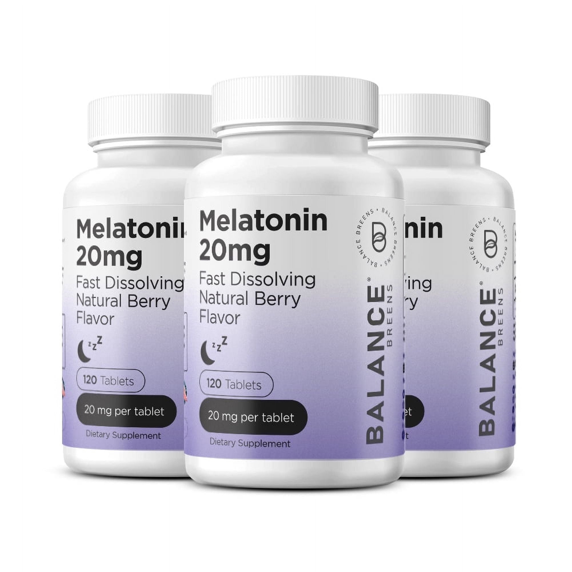 Melatonin 20mg, 120 Tablets - Natural Sleep Aid