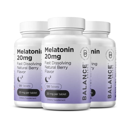 Melatonin 20mg, 120 Tablets - Natural Sleep Aid