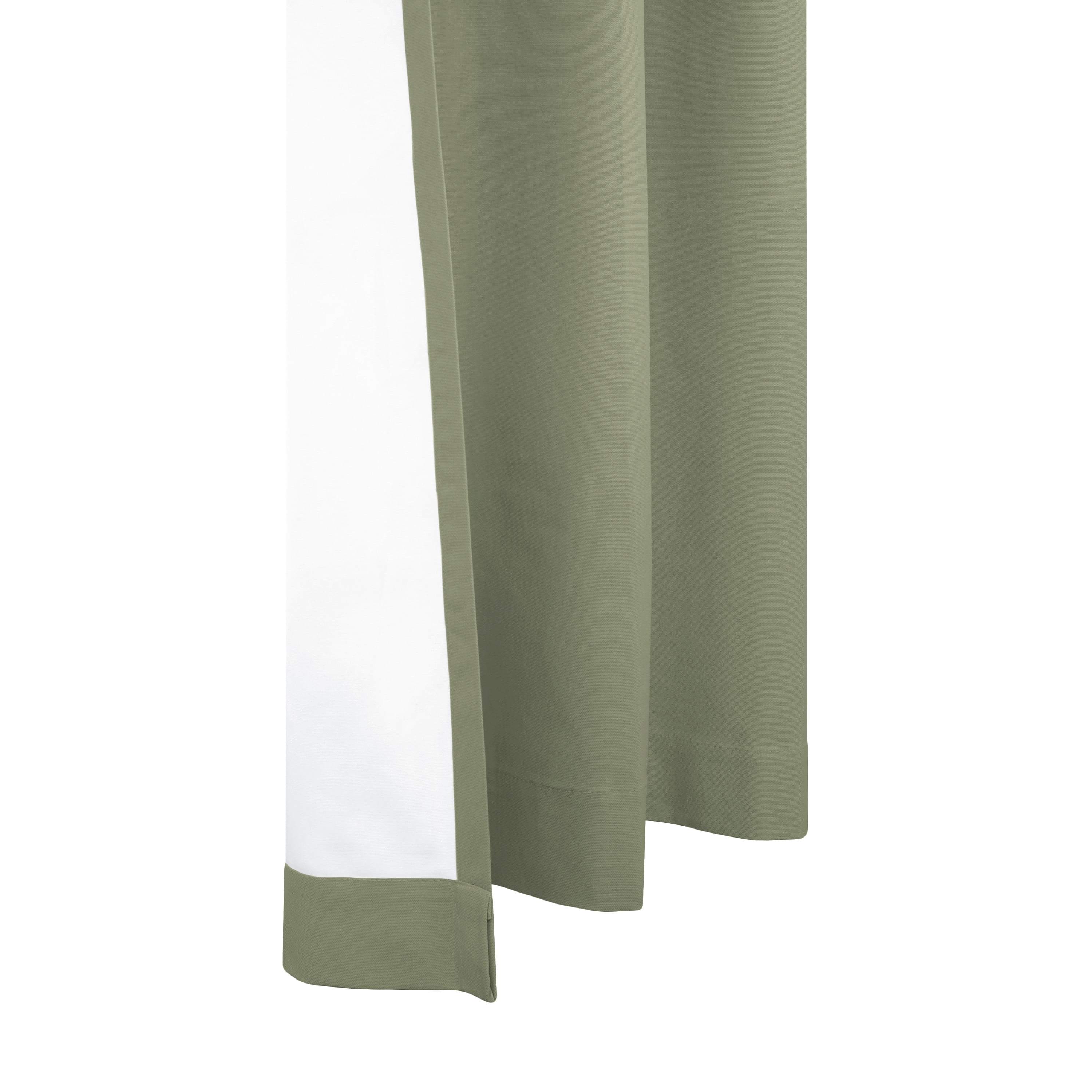 Winmate Insulated Cotton Grommet Curtain Panel - Pair each 40" x 54" in Sage