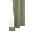 thumbnail image 4 of Winmate Insulated Cotton Grommet Curtain Panel - Pair each 40" x 72" in Sage, 4 of 6
