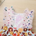 thumbnail image 5 of IBTOM CASTLE Toddler Kids Girls Birthday Party Dress Strawberry/Donut/Candy/Easter Day/Alice Polka Dots Embroidery Princess Ruffle Tulle Wedding Pageant Evening Dresses, 5 of 8