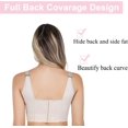 thumbnail image 4 of SMZ Fashion Deep Cup Bra Hides Back Fat Full Back Coverage Bra with Shapewear Incorporated Plus Size Push Up Sports Bra, 4 of 6