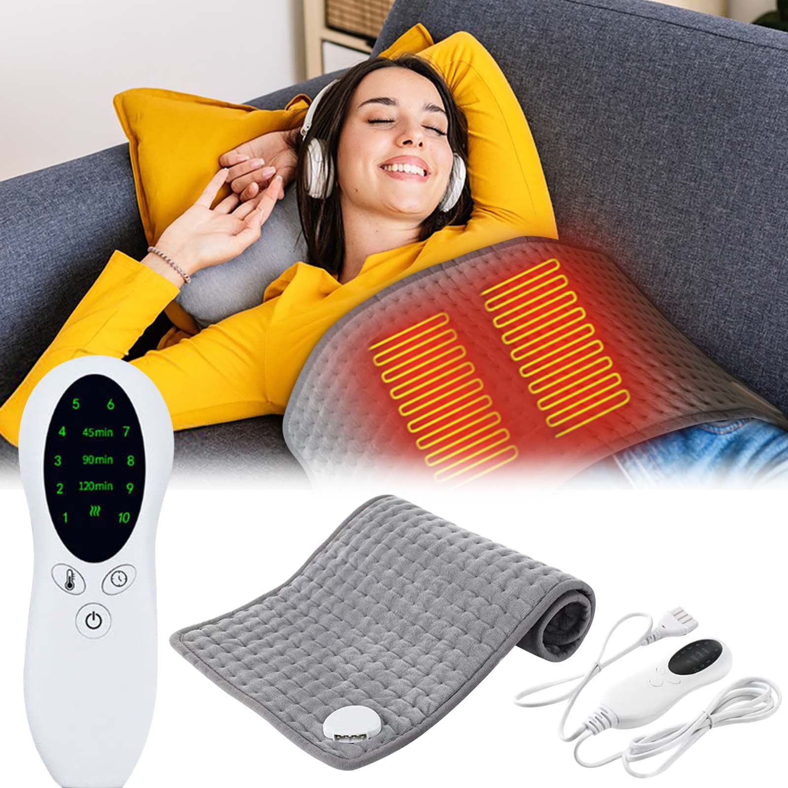 B Small Heating Blanket, Electric Heat Pad, Body Warming Pad, Multifunctional Heating Blanket With Adjustable Temperature, Fast Heating And Safety Protection For Home And Travel, 20X30In 1