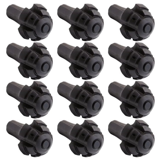 24 Pcs Accessoires de Perche de Randonnée Housse en Caoutchouc Antidérapante Housse de Perche de Camping Style 2