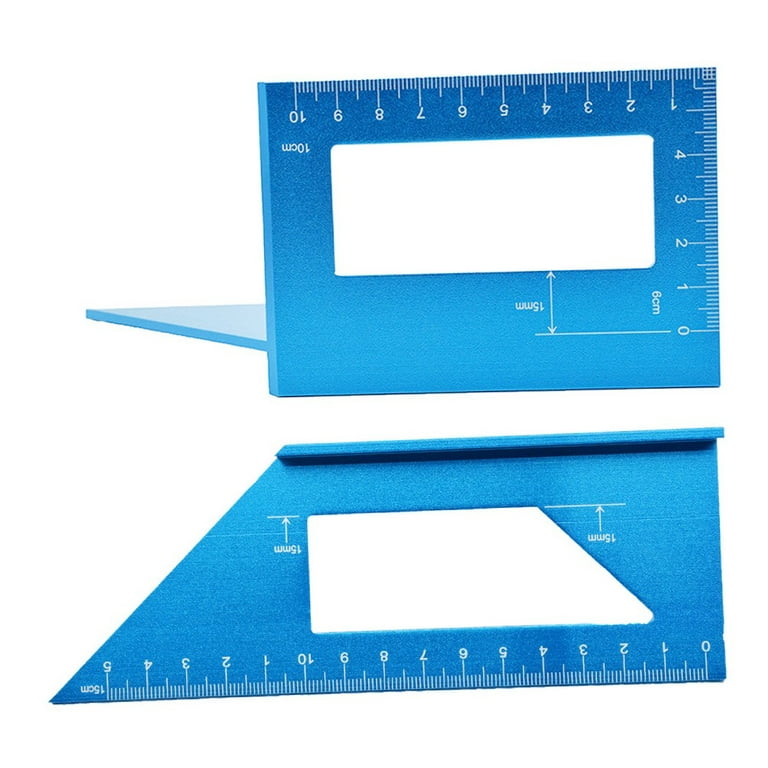 45/90 Degree Gauge Right Angle Ruler Measuring Woodworking Measuring  Protractor