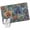 Blue, variant on Vintage Colorful Floral Entryway Rug 2'x3' Non Slip Front Door Mats, Spring Boho Vintage Abstract Art Entrance Rugs Indoor Outdoor Carpet, Washable Floor Mats Small Area Rug for Bedroom Kitchen