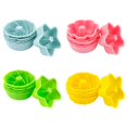 thumbnail image 3 of Coofit Muffin Cake Mold Silicone 6PCS DIY Professional Soft Egg Tart Molds Pudding Mold, 3 of 10