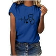 thumbnail image 1 of Camiseta de manga corta con estampado de día de la enfermera para mujer OAVQHLG3B Store lin121212, 1 of 4
