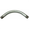 Halex 64115 Rigid Elbow, 90 deg Angle, 1-1/2 in, Steel, Galvanized