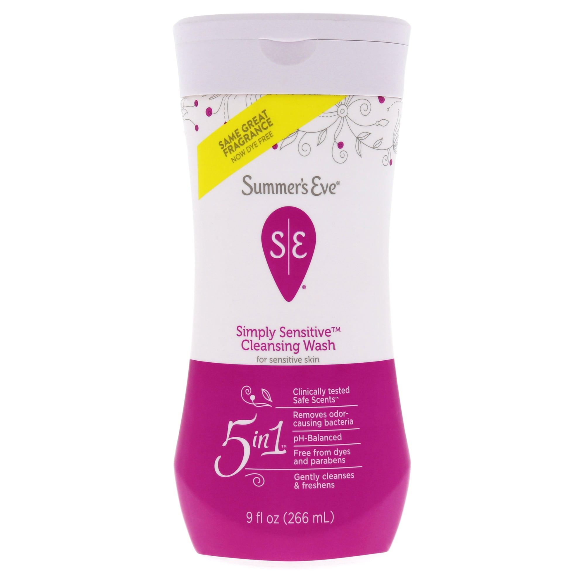 Summers Eve Feminine Wash for Sensitive Skin - Pack of 3 Cleanser, 9 oz