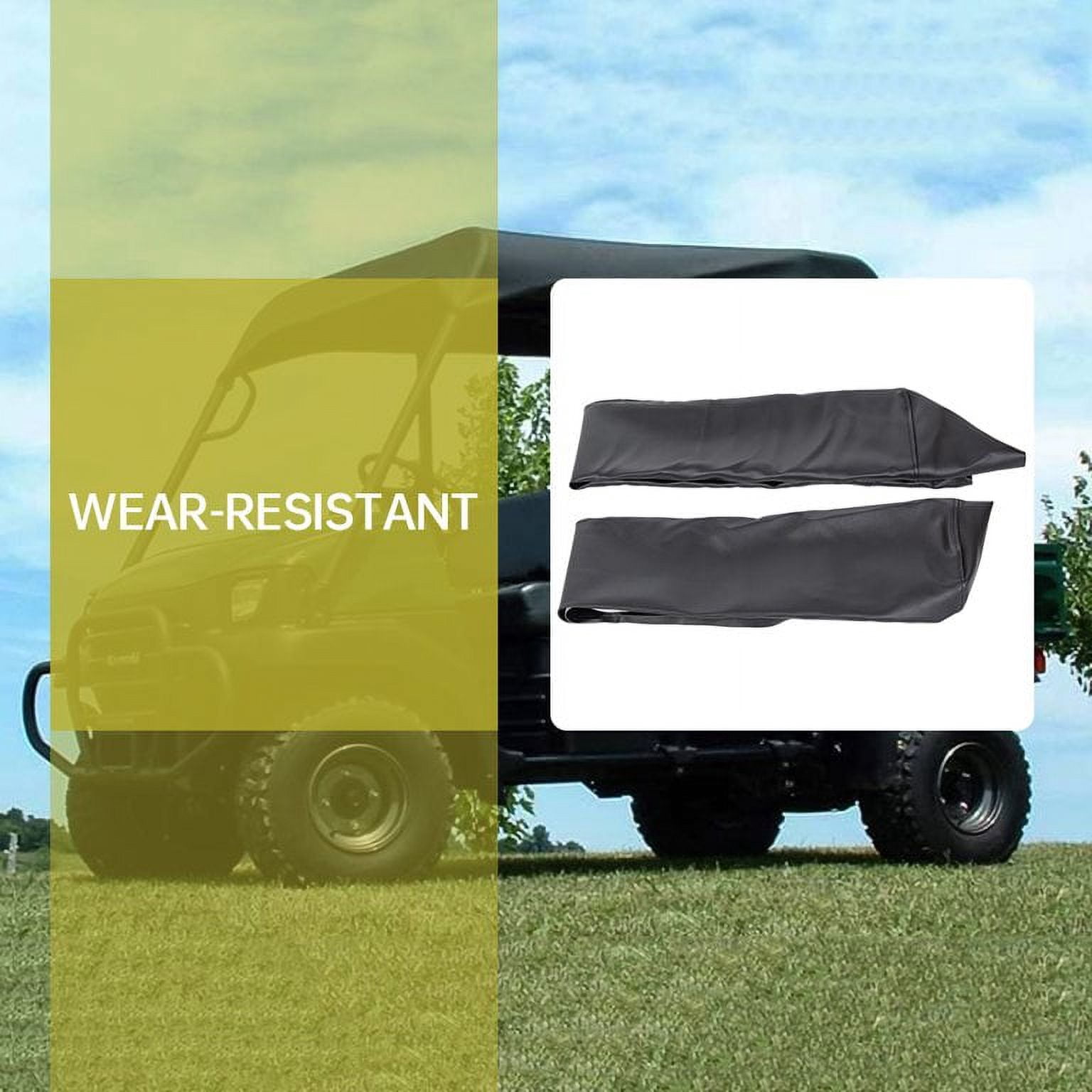 KOJEM Front Seat Cover Bench Seat Cover Black for 1993- 2008 Kawasaki Mule 2500 2510 3000 3010 UTV Diesel 4X4