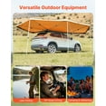 thumbnail image 6 of VEVOR 270 Degree Awning, 133 sq.ft Driver Side Vehicle Awning, Waterproof UV50+ Car Side Awnings with Carry Bag, All-Weather Free-Standing Overland Awnings Car Shelter for SUV Van Truck Camping, 6 of 9