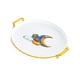 thumbnail image 4 of Bandeja decorativa redonda BLESIY para mesa de café con doble asa 29 cm, 4 of 8