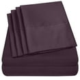 thumbnail image 2 of Luxury 6 Piece Bed Sheet Set Deep Pocket Egyptian Soft 1500 Thread Count Bedding, 2 of 3