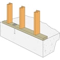 thumbnail image 4 of Placa de rodamiento Simpson Strong-Tie, 7,5 x 7,5 cm, HDG, 16 mm, perno, 4 of 7
