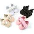 thumbnail image 2 of Infant Baby Girl Shoes Baby Mary Jane Flats Princess Wedding Dress Shoes Crib Shoe for Newborns,Infants,Babies, 2 of 7