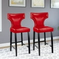 thumbnail image 2 of CorLiving Kings Studded Bonded Leather Barstool, 2 of 4