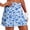 Blue White Floral, variant on Ekouaer Skort Golf Skirts for Women Tennis Athletic Skirt Inner Shorts Pocket Floral Running Workout Sports Skorts