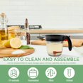 thumbnail image 2 of EIGTHTAIL 2Pcs Fat Separator for Cooking 4 Cups Plastic Oil Separator with Bottom Release Clear Gravy Grease Separator Portable Soup Oil Separator Gravy Separator for Kitchen Home, 2 of 10