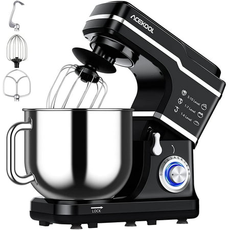 

Stand Mixer 7.5 QT Kitchen Electric Mixer 10 Speed Tilt-Head Dough Mixer Kitchen Doughmixer Doughmaker 660W