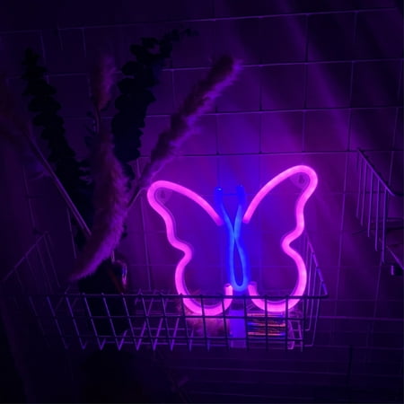 

Ovzne Lamps Plug Into Wall Led Lampss Led Neon Butterfly Light Wall Decoration Interior Decoration Lamps Butterfly Light Light Projector For Bedroom