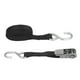 thumbnail image 3 of Correas De Amarre Con Trinquete, Resistentes, Negras, 1 Pulgada, 25 Mm, Costuras Precisas A Prueba Para Motocicleta, Remolque, Camión, Kayak, Barco, Poliéster, Acero Inoxidable,, 3 of 7