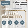 thumbnail image 5 of Multifunctional Portable Folding Clothes Rack with Quick Fold Suitcase Storage, 5 of 5
