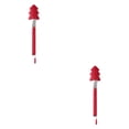 thumbnail image 1 of Yuarrent Navidad silicona metal comida cocina barbacoa clip pan pinzas cocina abrazaderas árbol de navidad rojo 2piezas Yuarrent CBP147649, 1 of 1