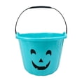 thumbnail image 2 of Halloween Pumpkin Candy Bucket Plastic Pail with Handle for Kids Trick-or-Treat Candy Storage - CB, 2 of 5
