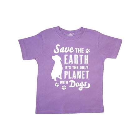 

Inktastic Save the Earth It s the Only Planet with Dogs with Pawprints Gift Toddler Boy or Toddler Girl T-Shirt