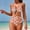 Cherry, variant on Top-kevin High Waisted Bikini Sets for Women Swim Suits 2025 Tummy Control Ruched Bikini Two Piece Bathing Suit Swimwear