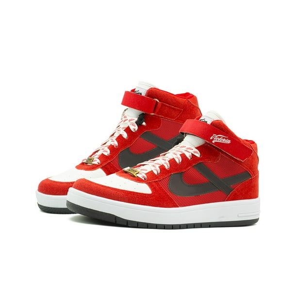 Tenis Bota Panam X Victoria Para Caballero Color Rojo/Blanco rojo