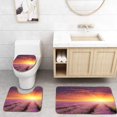 thumbnail image 1 of ABPHQTO Hermoso prado lavanda Juego de alfombras de baño de 3 piezas Alfombra de baño Alfombra de contorno y tapa de inodoro ABPHQTO Cont-CHAPPLE-35838, 1 of 2