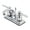 Polished Chrome, variant on Kingston Brass KB4641DL 4 in. Centerset Bathroom Faucet, Polished Chrome