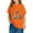 Orange, variant on Aloohaidyvio Easter Cross Shirt Minimalist Easter Cotton Tee for Girls, Small Cross Chest Print - Casual Spring Outfit 3 Years