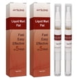 thumbnail image 1 of 2x3ml removedor de verrugas líquido hombres mujeres seguro suave portátil eliminador de marcas en la piel pluma para cara manos pies, 1 of 8