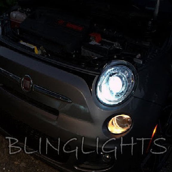 For Fiat 500 Bright White Upgrade Replacement Light Bulbs for Headlamps Headlights Head Lamps Lights