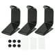 thumbnail image 1 of 3 piezas Soporte de pared para controlador de juegos Soporte de acrílico para debajo del escritorio Soporte para consola de juegos de escritorio Negro, 1 of 10