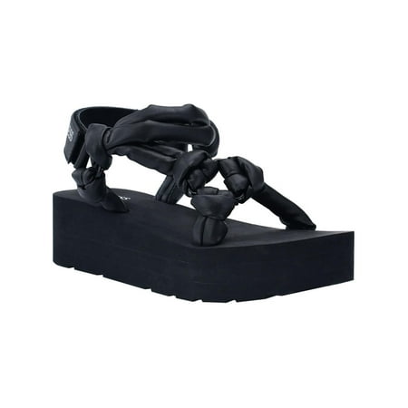 

Guess Womens Albina Faux Leather Adjustable Platform Sandals