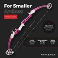 thumbnail image 5 of Genesis Archery Mini Compound Target Practice Bow Kit, Left Hand, Pink, 5 of 8