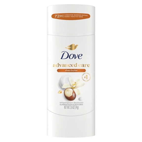 Dove Advanced Care Antiperspirant Deodorant Stick Shea Butter 2.6 oz