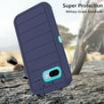 thumbnail image 3 of Asuwish Compatible with Google Pixel 9A Phone Case Hybrid Rugged Shockproof Hard Protective Drop Proof Full Body Heavy Duty Mobile Cell Cover for Pixel9A A9 5G Women Men Blue, 3 of 6