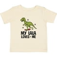 thumbnail image 3 of Inktastic My Lala Loves Me Dinosaur Boys Baby T-Shirt, 3 of 5